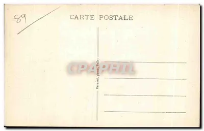 Zamek ANCY-le-FRANC (Yonne) - Salony niebieskie, dawniej Pokój Króla, gdzie spał Ludwik XIV, odrestaurowany w 1826 roku przez ostatniego markiza Louvois przed jego zakupem przez księcia Aimé de Clermont Tonnerre — Rewers