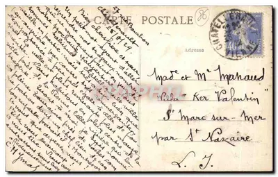 Châtellerault (Vienne) — Widok na Ogrodek Publiczny i Promenadę Blossac — Edit Keller — Rewers