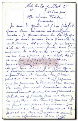Arranjo de rosas — mil beijos — carta postal — Verso