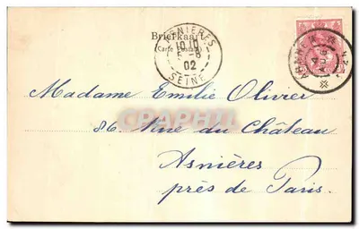 Castelo de Rosendaal — Arnhem — G. W. van der Wiel & Co., n° 47 — Verso