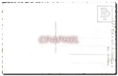 Les Avants — Dentes de Jarnon e Rocher de Naye — Edição Fot. Herroche, Lausanne, n°3902 — Verso