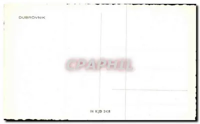 Bilhete postal antigo Iugoslávia Iugoslávia Dubrovnik — Verso
