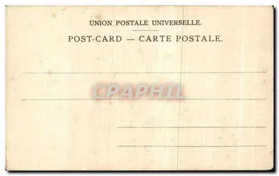 Port Said — Dama negra sobre burro — União Postal Universal — Verso