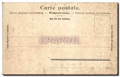 Obort mit Tödi — widok panoramiczny — Eingetragene Schutzmarke n°2478 — Rewers