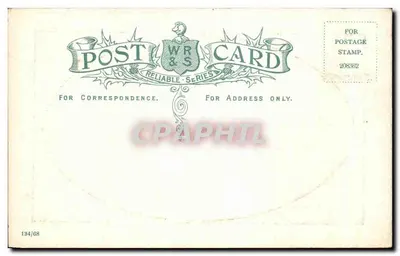 Bootshuis, Manningham Park — Bradford — serie WR&S Reliable n°134/68 — Achterkant