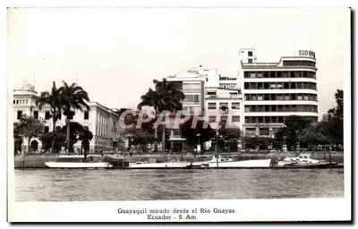 Guayaquil visto do Rio Guayas — Equador — América do Sul