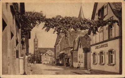 Vista de rua em Löffingen — editor não identificado, número de série não visível