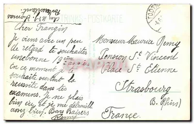 Todtnau (Bad Schwarzwald) — vista geral — Trinks-Postkarte — Verso
