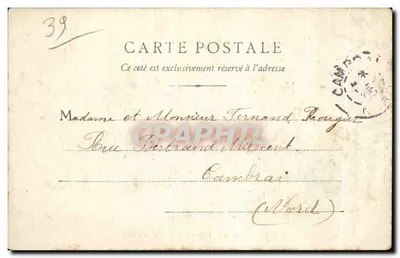 Dole — Widok z Mostu Miłosierdzia — B. F. Chalon-sur-Saône, n°61 — Rewers