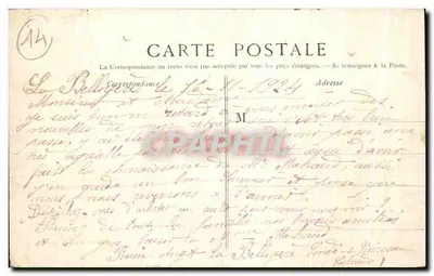 Około Condé-sur-Noireau — La Roche du Diable à Clécy — Collection du Bazar de l'Hôtel de Ville et Rognault — Rewers