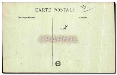 Arromanches - Os Rochos com maré baixa — C.P.B. n°104 — Verso