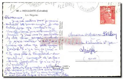 Regates nautiques — course de voiliers sur la mer — éditeur GABY — Rewers