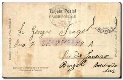 Kanał Chapultepec — Meksyk — wydawca Y. B. Armando, n° 825 — Rewers