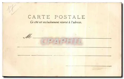 Rochefort-sur-Mer — Igreja de São Luís — CL. GALERIES PARISIENNES n°9 — Verso