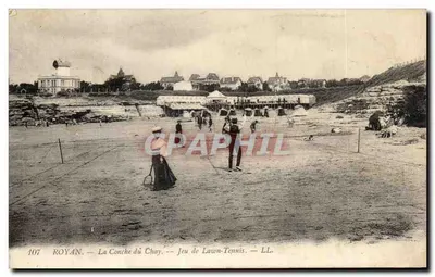Royan — La Conche du Chay — Jeu de Lawn-Tennis — LL. — N° 107