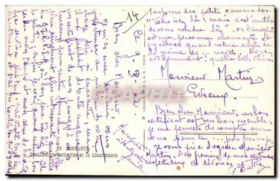 Brest — Vista do porto e dos cais — editor A.A. n°14 — Verso