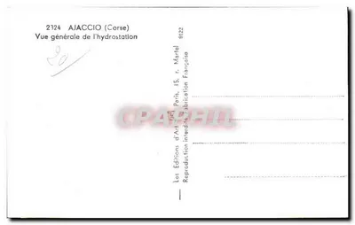 Ajaccio (Corsica) — Algemene uitzicht op de hydrocentrale — Éditions d'Artueil, Parijs — Achterkant