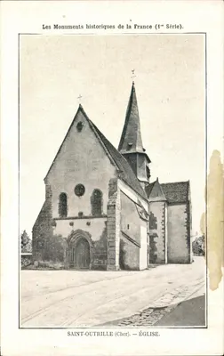 Saint-Outrille (Cher) — Igreja — Os Monumentos Históricos da França (1ª Série).