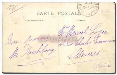 Châteaumeillant — O Lago — Ed. F. Mazure — Verso