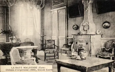 La Haye Malherbe (Eure) — Castelo de Argeronne (1650), Grande Entrada — Edit. Dubose