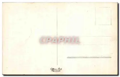 Uomo che porta un carico — montagne in fondo — Edizione Léonard, n° 4594 — Verso
