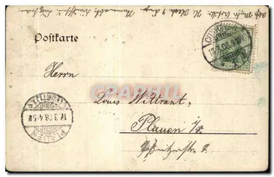 Garnizonowa świątynia — Pozdrowienie z kurortu nad Morzem Północnym Döse — wydawca nieznany — Rewers