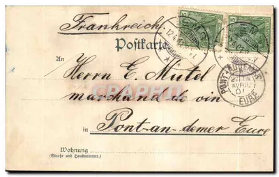 Bad Ems, Bäderley — widok z Rommelberg — Photocromie Druck & Schn. Meisen, n°32 — Rewers