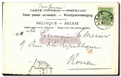 Liège. O Palácio. (Interior). — 16. — Editor não visível. — Verso