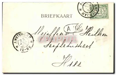 Amsterdam — Centraal-Station i przystanie — Jos. Nuss, Amsterdam, n° 5828 — Rewers