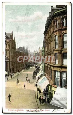 Birmingham. New Street a partir da High Street — Marca Peacock, n°153