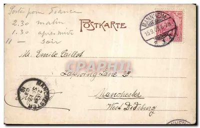 Mannheim — Jesuitenkirche — Dr. Trenkler Co., Leipzig, n° 2242 — Rewers