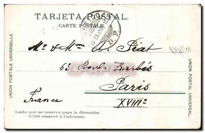 Rio Santiago — Jalapa, Veracruz, México — L. S. Surprenant, N° 7063 — Verso