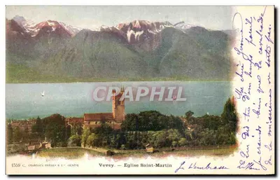 Vevey — Igreja de São Martinho — Charnaux Frères & Cie - Genebra, n°1559