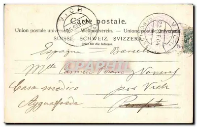 Lucerna - Glaciers Garten, zuilen in het magische labyrint — anoniem uitgever, n° 7481 — Achterkant