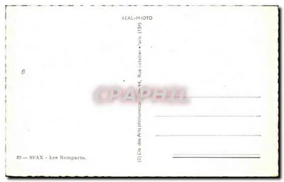 Sfax — Os Muros — Cie des Arts Photographiques, Paris — Verso