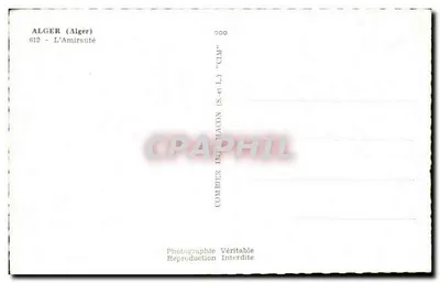 Argel - La Marina — Combiér - n°612 — Reverso