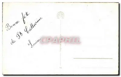 Bouquet de rosas — dedicação a Santa Catarina — Impressão França, n°10 — Verso