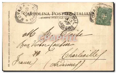 Vista de Novara — editor Francesco Vliebichler, Milão, n° 1041 — Verso