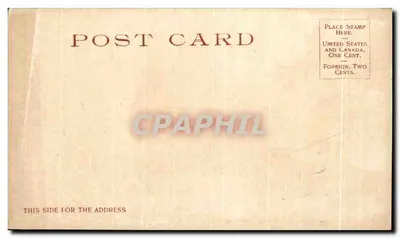 Ufficio Postale, St. Paul, Minn. — Detroit Photographic Co., n° 6483 — 1903 — Verso