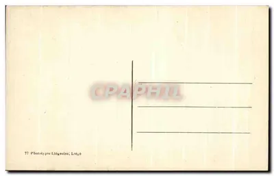 Museu Curtius — Liège — editor Phototype Liégeoise, n°77 — Verso