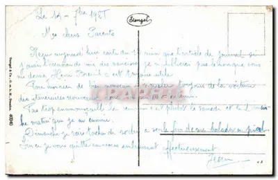 Stara pocztówka Bad Bertrich von Osten — Rewers