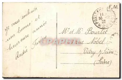 Trier — Nowy Most — Stara pocztówka datowana 1909 — Rewers