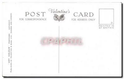 Les Broads de Norfolk — carta ilustrada — Valentine's Colour Postcard Ltd. — Verso