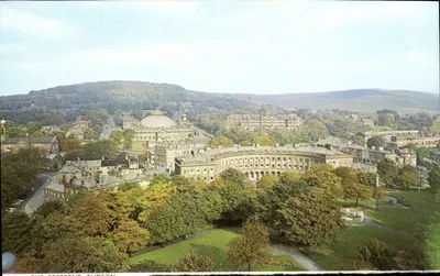 The Crescent, Bath — vista aérea — editor desconhecido