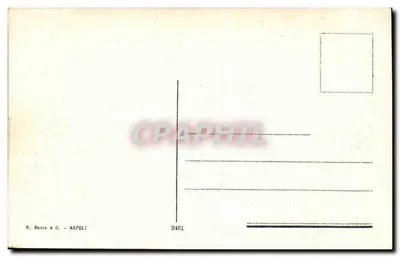 NAPOLI - Posilipo — widok portu i budynków — R. Renza e C. n° 2481 — Rewers