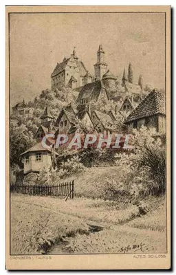 Cronberg no Taunus — Velho Castelo — Graphische Industrie Joh. Mohr