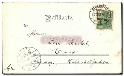 Elberfeld. Hardt — Pomnik w parku — W. Fülle, Barmen — Rewers