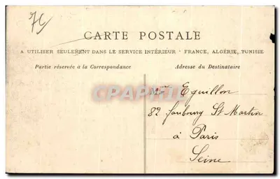Havre — Cap de la Hève — E. J. — Achterkant