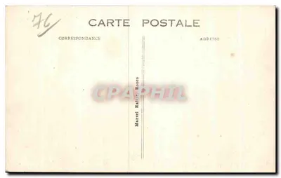 Rouen — Plac Carnot widziana z nabrzeży i mostu Boieldieu — wydawca Marcel Raffin, nr 661 — Rewers