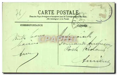 Rouen — Quai de Paris i most przewozowy — LL. — Rewers